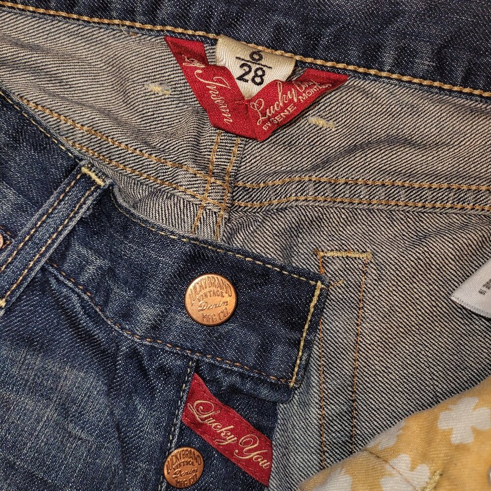 Lucky Brand Lil Maggie Jeans 6/28 Medium Blue Wash
